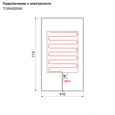 Зеркало IDDIS Torr TOR4000i98 40 см