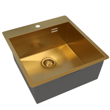 Кухонная мойка Reflexion Iseo RX2246GD брашированное золото