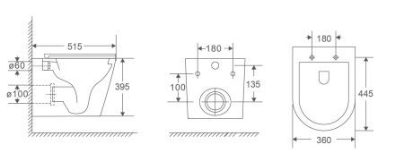 Унитаз подвесной Vincea Tornado Vito VT1-23T, ультратонкое soft-close сиденье