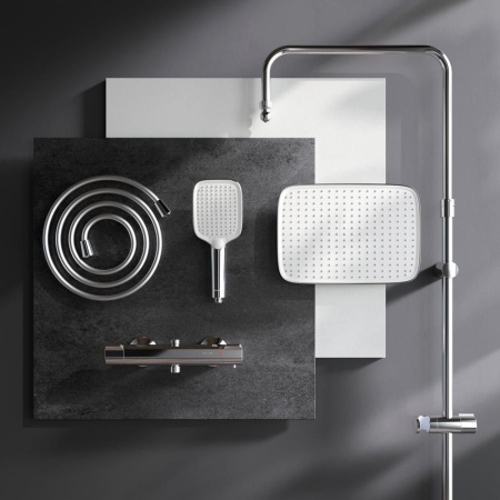 Душевая система AM.PM F078F400 Func с термостатом