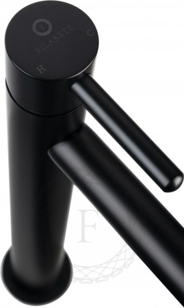 Cмеситель для раковины FILARETE Roun FL6020 (Черный матовый)
