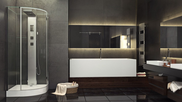 Душевая кабина Timo Premium ARMO  (90*90*220), стульчик прозрачный