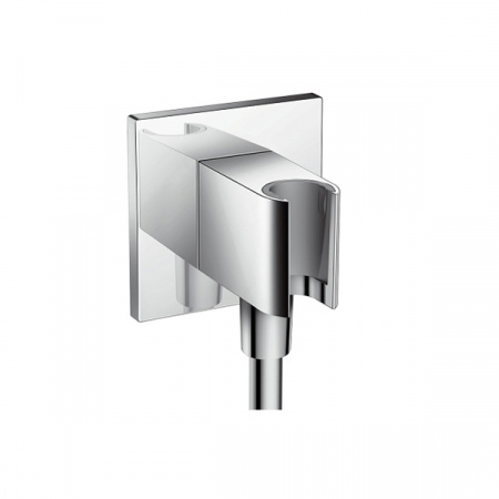 Выход на ручной душ Hansgrohe Fixfit Porter Square 26486000 с держателем