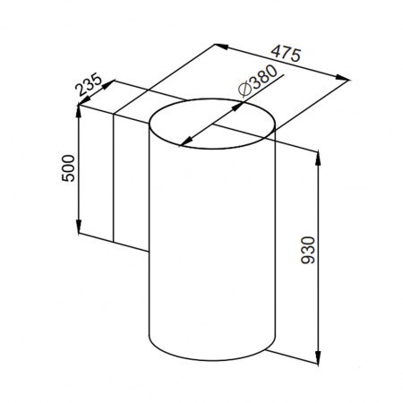 Кухонная вытяжка Maunfeld Lee Wall C (sensor) 39 черный