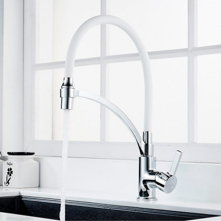 Смеситель для мойки с гибким изливом Ledeme L4499-3