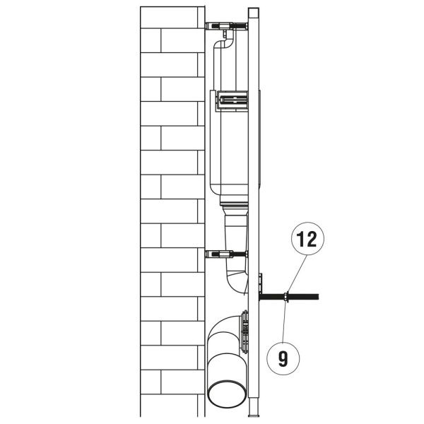 Унитаз с инсталляцией WeltWasser MARBERG 410 + BAARBACH 004 GL-WT + MAR 410 SE