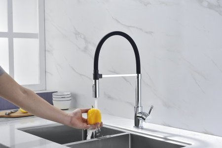 Смеситель для кухни Paulmark HALT Ha214021-CR, хром