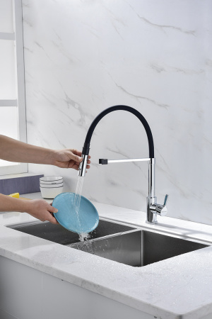 Смеситель для кухни Paulmark HALT Ha214021-CR, хром