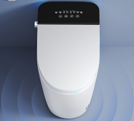 Унитаз EZIO Smart напольный с дистанционным управлением Ceruttispa CT11168 (680x400x470)