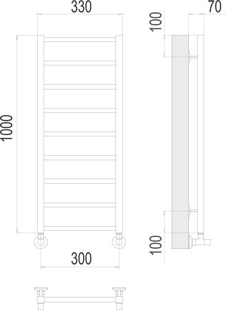 TERMINUS Контур П9 300х1000