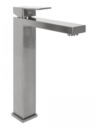 Cмеситель для раковины Высокий Hansberge H2070 Никель