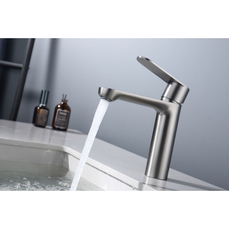 Смеситель для раковины Splenka S222.10.09, графит