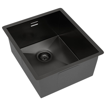 Кухонная мойка Reflexion Como RX2038BL оружейная сталь