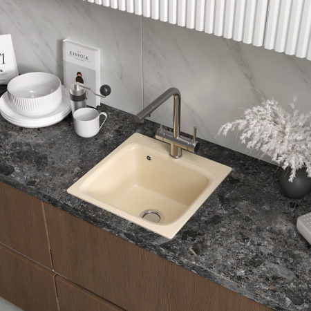 Кухонная мойка Reflexion Base RX0743BE, бежевый