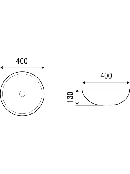 Раковина накладная WeltWasser WW SK ELBACH 3003 M814