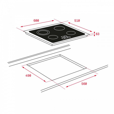 Варочная панель TEKA TB 6415