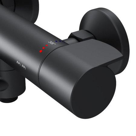 F85A50022 X-Joy, Смеситель для ванны и душа AM.PM с термостатом, черный