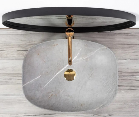 Умывальник Rea Freja Grey U6648