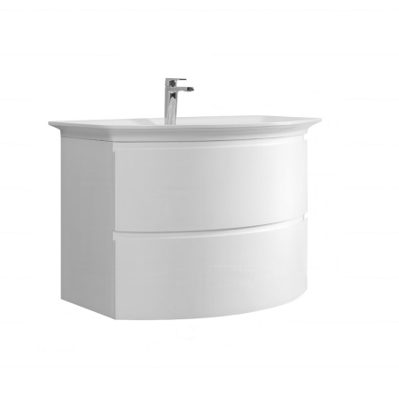 Тумба под умывальник Belux Версаль подвесная 81-02, белый глянцевый