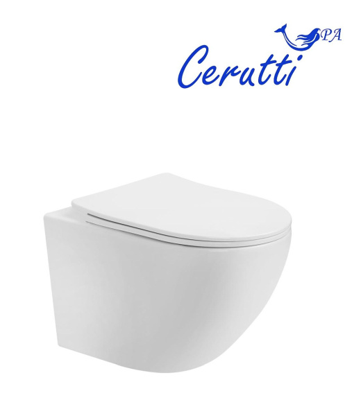 Унитаз ORLTER Aria UF подвесной безободковый Ceruttispa CT10572 (490х360х370)