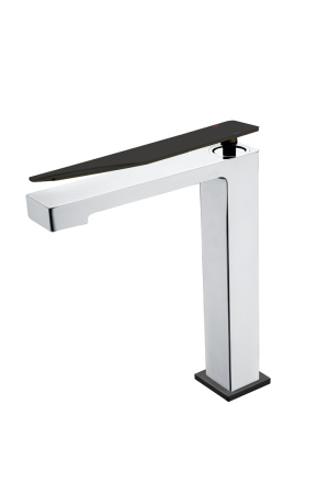 Смеситель для умывальника Boheme Q 142-CRB-Q2 Chrom Black