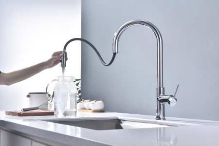 Смеситель для кухни Paulmark GALANT Ga213077-CR, хром