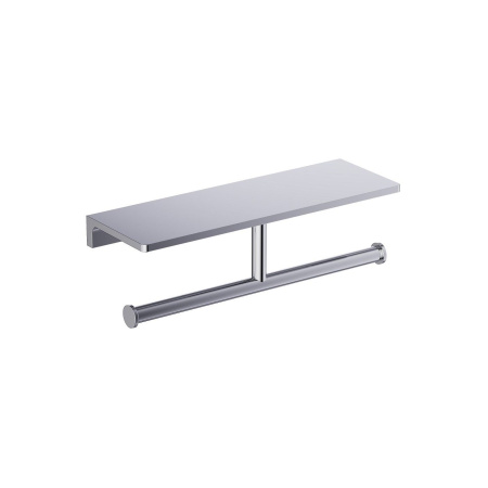 Держатель для туалетной бумаги двойной с полочкой TIMO Selene 10045/00, хром