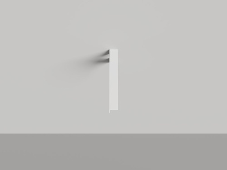 Кронштейн усиленный левый 450 мм комплект Salini цвет по RAL 1903305MF