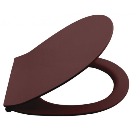 Сиденье для унитаза ISVEA Sentimenti Neo D40 ШГ 367*440 бордовый матовый 40D40543I-S