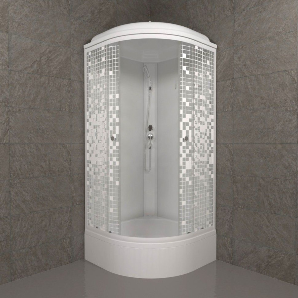 Душевая кабина Тритон Щ0000027250  Мозаика 90*90 В (ДН4)