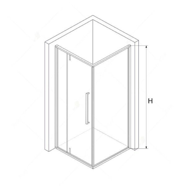 Душевой уголок RGW SV-44 (SV-03 + Z-050-3) стекло прозрачное 100х70, 06324407-011