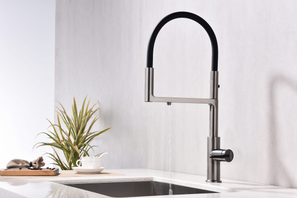 Смеситель для кухни Paulmark TORNADO To213402-B, беретта