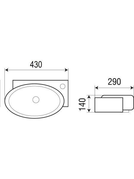 Раковина подвесная WeltWasser WW AISBACH 5011-R
