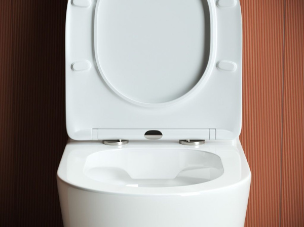 Напольный пристенный унитаз Ceramicanova Highlight Rimless, Белый, CN1802