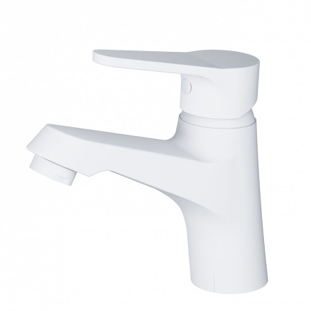 Смеситель для раковины WONZON & WOGHAND, Белый матовый (WW-A40212-MW)