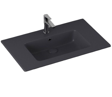 Раковина ISVEA SistemaT накладная 810*465*140 1 цвет антрацит матовый 10SL51081SV-2C