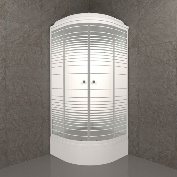 Душевая кабина Тритон Щ0000061848  Полосы 90*90 В (ДН4)