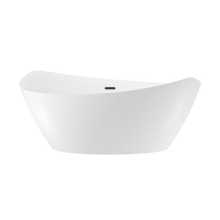 Акриловая ванна в наборе 4 в 1: отдельностоящая ванна, ножки, экран, слив-перелив Wellsee L’univers 236401003