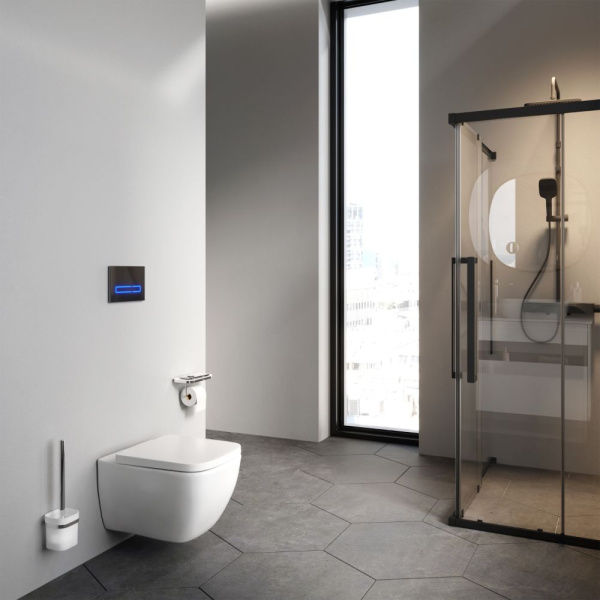 C901701SC Gem подвесной унитаз FlashClean с сиденьем микролифт