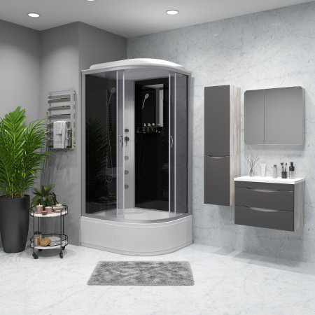 Душевая кабина Niagara Classic NG-2308-14P (90х90х215) высокий поддон(40см),стекло матовое