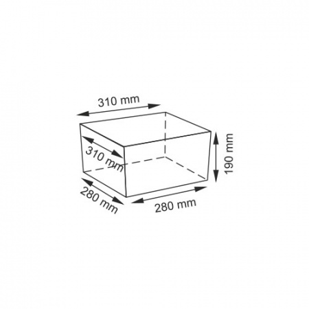 Плетеная корзина WasserKRAFT Dinkel WB-580-M