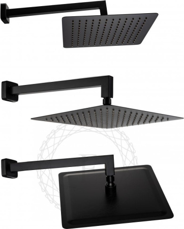 Душевая система скрытого монтажа FILARETE Waterfall FL1010 (Черный матовый)