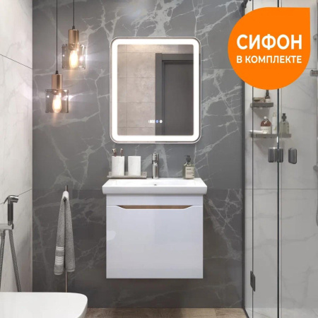 Тумба под раковину подвесная VIGO Grani 057 дуб золотой, 60 см