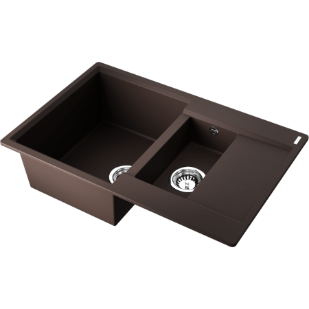 Кухонная мойка Omoikiri Daisen 78-2T-DC Tetogranit/темный шоколад 4993534
