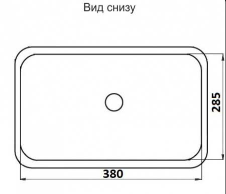 Раковина накладная CeramaLux 9391