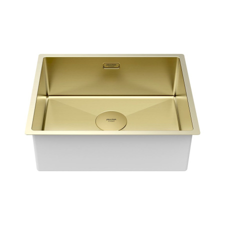 Мойка Paulmark NEXT 54 UNI PM215444-LG 440х540х200 мм, нержавеющая сталь, светлое золото