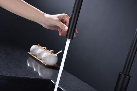 Смеситель для кухни Paulmark SENSO Se215180-AN, антрацит