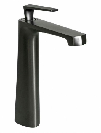 Cмеситель для раковины Высокий Hansberge H2068 Графит