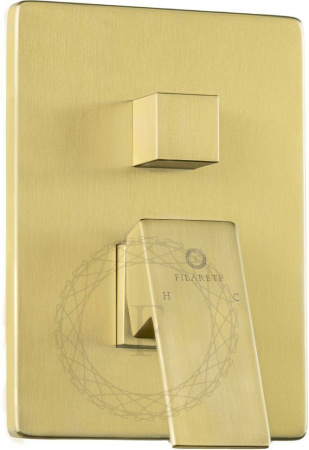 Душевая система скрытого монтажа FILARETE Fing FL1042 (Матовое золото)