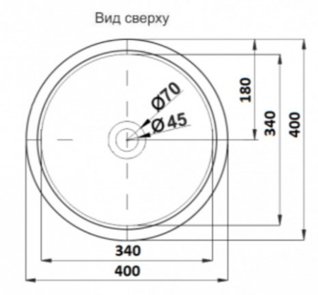 Раковина накладная CeramaLux 5004SP